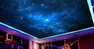 Натяжной потолок звездное небо Асбест, цена от 5207 руб.