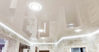 Натяжной ПВХ потолок Асбест, цена от 2091 руб.